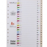 华杰（HUA JIE） HJ-21 21页PP分类纸(PP材质) 灰色