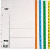 易达(Esselte)纸质分类页索引 #56116/69872 A4，每套分1-10