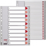 易达(Esselte)胶质分类索引 #47105(100106) A4，每套分1-12