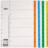 易达(Esselte)纸质分类页索引 #56118/69874 A4，每套分1-31