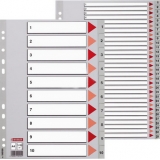 易达(Esselte)胶质分类索引 #56420(100105) A4，每套分1-10
