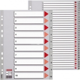 易达(Esselte)胶质分类索引 #56421(100103) A4，每套分1-5