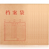 三木（SUNWOOD） 6040 纯木浆A4牛皮纸档案袋30mm/文件袋/文件夹700g 黄色...