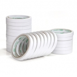 得力（deli）30401 棉纸双面胶带12mm*10y（9.1米） 24卷/袋装