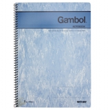 渡边GAMBOL 6号（B5、50页/本）螺旋装订笔记本S6503（179*252mm）杂色1...
