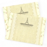 风彩 小清新碎花蕾丝迷你收纳小信封 单款9枚装 铁塔款