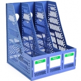 广博(GuangBo) wjk9221 三联塑料文件框 蓝色 一只装