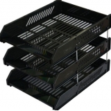 远生（USign） US-10431 三层叠式文件盘 黑色