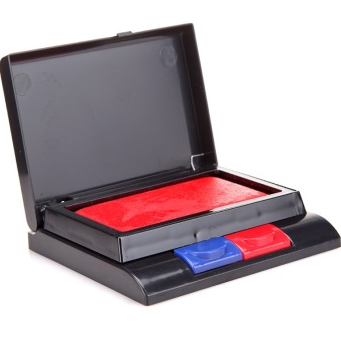 三木（SUNWOOD)双色快干印台--6280-红/蓝