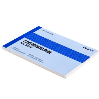 得力(deli) 3460 廿栏/二十栏分类账芯16K 标准财务账册