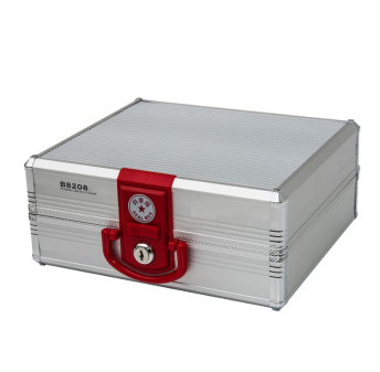 礼之缘 铝合金多功能印章盒收纳箱20格 财务银行专用印章箱 对公章 财务章 私章收纳盒/箱 红色