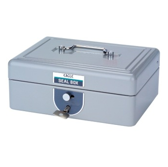 益而高（Eagle）663M 中型金属印章箱(黑色）