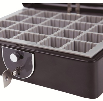 益而高（Eagle）663M 中型金属印章箱(黑色）