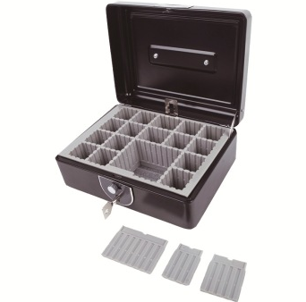 益而高（Eagle）663M 中型金属印章箱(黑色）