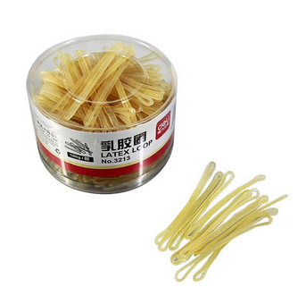 得力(Deli)3213优质橡皮筋/乳胶圈(筒装) 100克