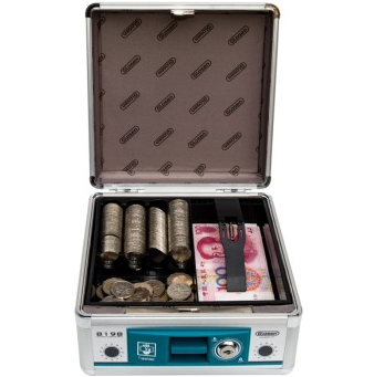 金隆兴（Glosen） B198 铝合金材质 钱箱 收银箱 手提金库