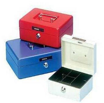 易达27506 手提金库 8#(198×148×74mm)蓝