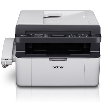 兄弟(brother)MFC-1819 黑白激光一体机(打印 复印 扫描 传真 电话手柄)