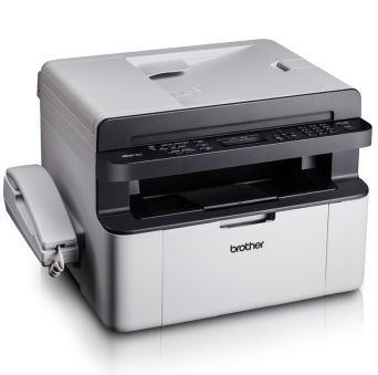 兄弟(brother)MFC-1819 黑白激光一体机(打印 复印 扫描 传真 电话手柄)