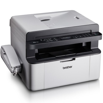 兄弟（brother）MFC-1819 黑白激光一体机（打印 复印 扫描 传真 电话手柄）