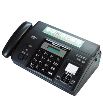 松下 KX-FT862CN 热敏纸传真机 30M热敏纸 黑色