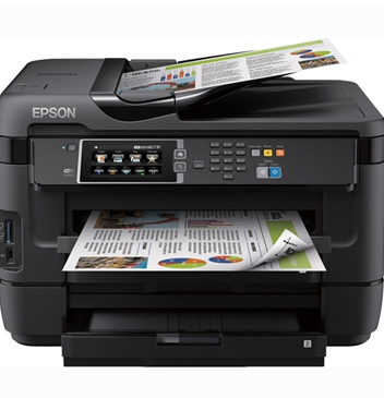 爱普生 WF-7621 全能彩色商务复印喷墨一体机 A3+ （打印、复印、扫描、传真、网络、双面）