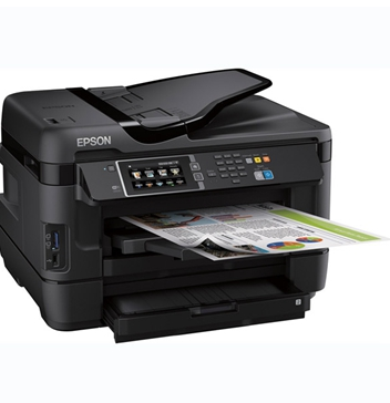 爱普生 WF-7621 全能彩色商务复印喷墨一体机 A3+ （打印、复印、扫描、传真、网络、双面）