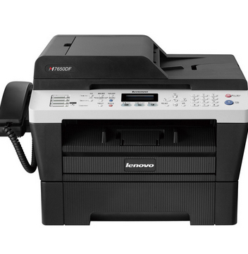 联想 M7650DF 黑白激光一体机 A4 黑色 打印、复印、扫描、传真、双面