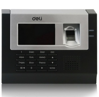 得力(deli) 3975 高灵敏度语音指纹考勤机