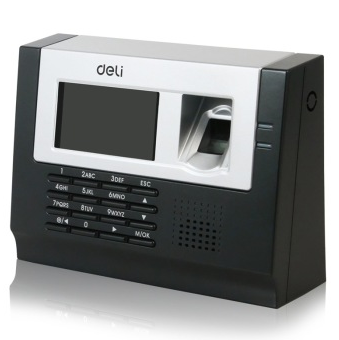 得力(deli) 3975 高灵敏度语音指纹考勤机