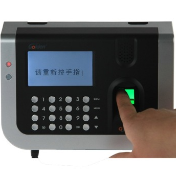金典(GOLDEN)GD-F9 指纹考勤机(黑色)