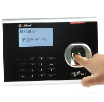 金典(GOLDEN) GD-V3+ 敏感王 指纹考勤机(黑色)