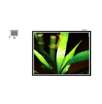 红叶 150寸 4:3 电动遥控 投影幕布 2.95*2.21 白色