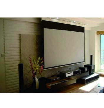 红叶 100寸 16:9 遥控投影 投影幕布