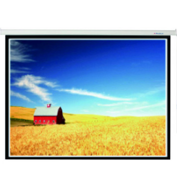 红叶 84寸 电动遥控 投影幕布 1.75*1.34