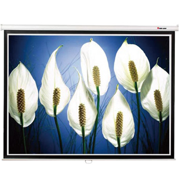 红叶 100寸 4:3 手动自锁 投影幕布 2.03*1.52