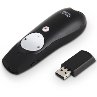 得力（deli） 3938 红色激光笔/PPT教学翻页遥控教鞭 一键全屏/黑屏