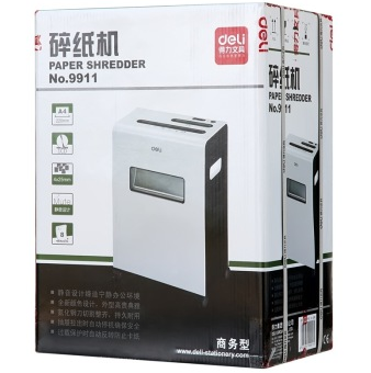 得力(deli)9911 平板系列碎纸机(可碎光盘可碎卡S3级保密超国标静音标准)