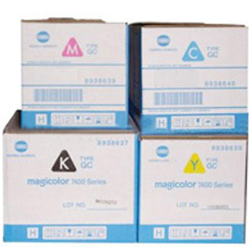 柯尼卡美能达 7400系列 代码 8938-638 墨粉 12K 黄色 (适用 7400系列、12K)