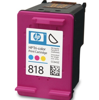 惠普（HP）CC643ZZ 818号 彩色墨盒（适用Deskjet D1668 D2568 D2668 D5568 F4238 ENVY110）