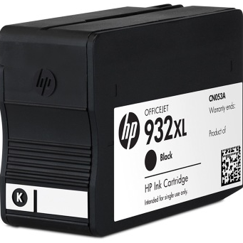 惠普（HP） CN053AA 932XL 超大号 Officejet 黑色墨盒 （适用HP Officejet 7110/7610）
