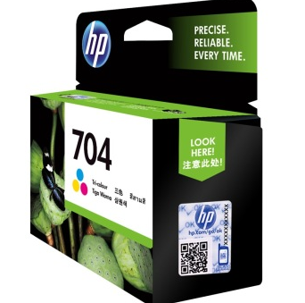 惠普（HP）CN693AA 704号彩色墨盒（适用Deskjet 2010 2060 ）
