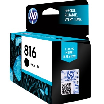 惠普（HP）C8816AA 816号黑色墨盒(适用 Deskjet D2468 Officejet 4308 4338)