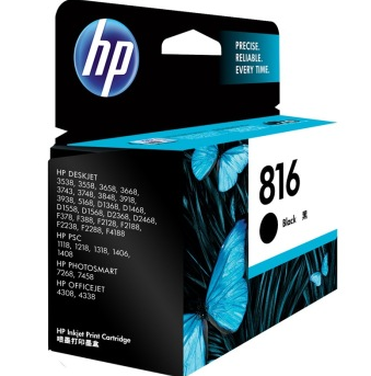 惠普（HP）C8816AA 816号黑色墨盒(适用 Deskjet D2468 Officejet 4308 4338)