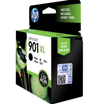 惠普（HP）CC654AA 901XL黑色超高容量墨盒（适用HP Officejet J4580 J4660 4500）