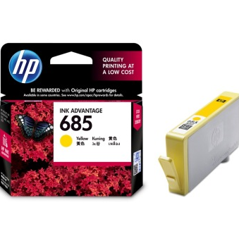 惠普(HP) CZ121AA 685 黑彩墨盒套装 （含1支黑色+3支彩色，购买时彩色显示为附件）