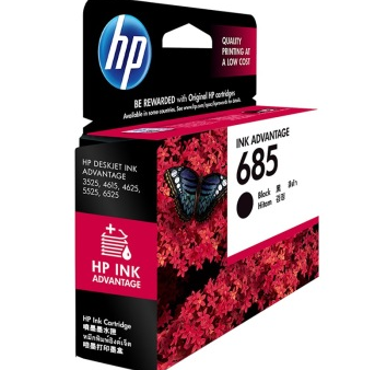 惠普（HP）CZ121AA 685黑色墨盒 （适用 HP DeskJet 3525/4615/4625/5525）