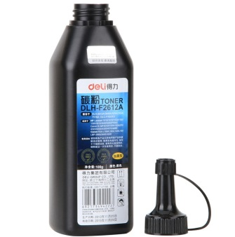 得力（deli） DLH-F2612A 超黑碳粉/墨粉 （适用惠普1010 1012 1015 1020 3050 M1005 M1319f佳能2900/3000）