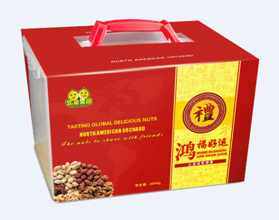 [北美果园干果]鸿福好运干果礼盒2000g