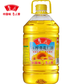  鲁花压榨葵花仁油5Lx1 非转基因 葵花籽油 压榨食用油